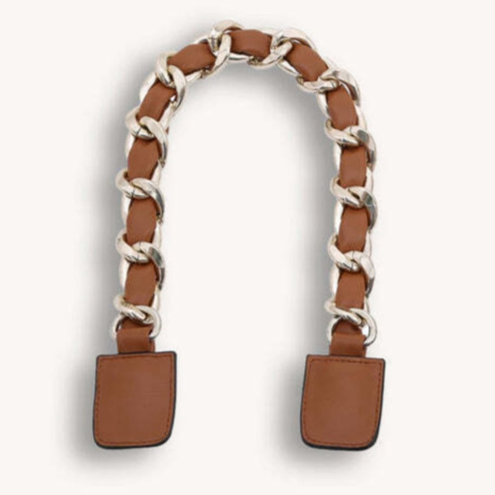 Versa Tote - Chain Straps - Brown